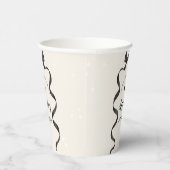 Black Bow Birthday Any Age  紙コップ (右)