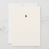 Black Bow Birthday Any Age Photo Invitation 招待状 (裏面)