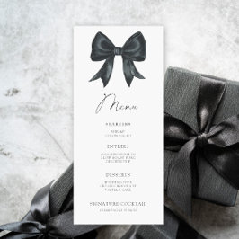 Black Bow Bridal shower menu メニュー