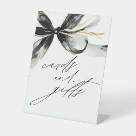 Black Bow Cards and Gifts Bridal Shower 台座サイン