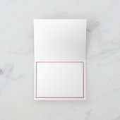 Black Bow Cherry Cocktail Martini サンキューカード (内部)