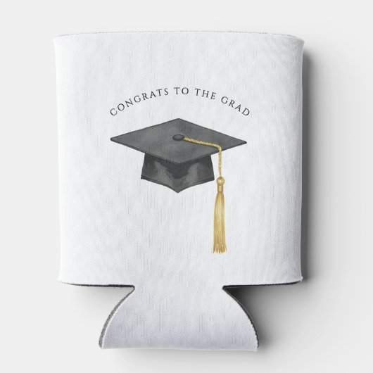 Black Bow Coquette Grad Party 缶クーラー (裏面)