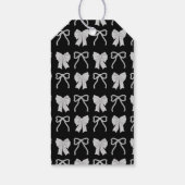 Black Bow Horse Chinese New Year ギフトタグ (裏面)