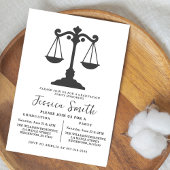 Black Bow Law University Graduation Party  招待状