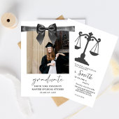 Black Bow Law University Graduation Party  招待状