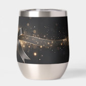 Black Bow & Ribbon Stainless Wine Tumbler (背面)