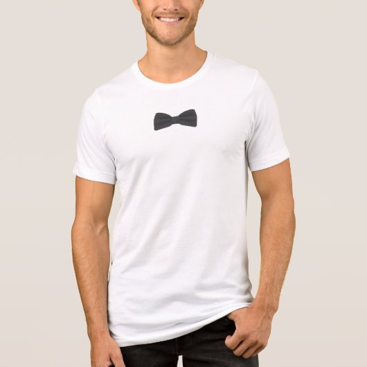 Black Bow Tie – Classic Formal Fashion トライブレンドTシャツ (正面)