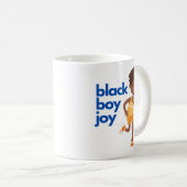 Black Boy Joy – バスケットボール コーヒーマグカップ (正面右)