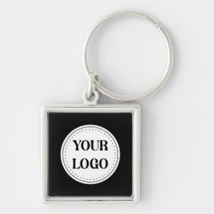 Black Branded Logo 企業向けビジネス会社Ba キーホルダー
