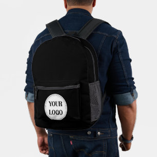 Black Branded Logo 企業向けビジネス会社Ba プリントバックパック