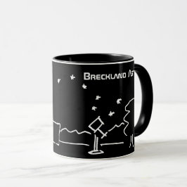 Black Breckland Astro Mug (with text) マグカップ