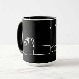 Black Breckland Astro Mug (without text) マグカップ