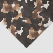 Black Brown Cream Cow Print Birthday 薄葉紙 (詳細)