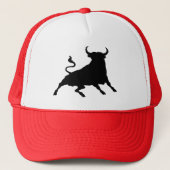 Black Bull Trucker Hat キャップ (正面)