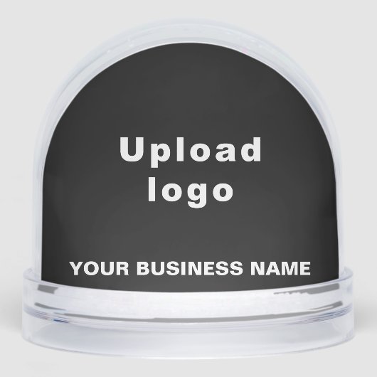 Black Business Brand on Snow Globe (正面)