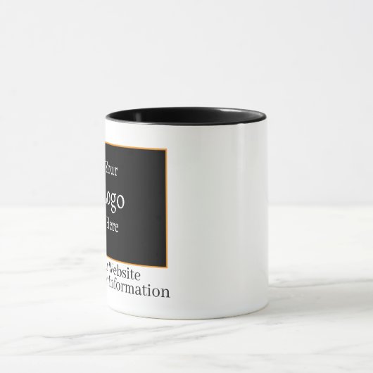 Black Business Branded Mug マグカップ (中央)