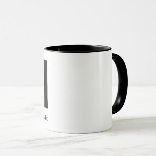 Black Business Branded Mug マグカップ (正面右)