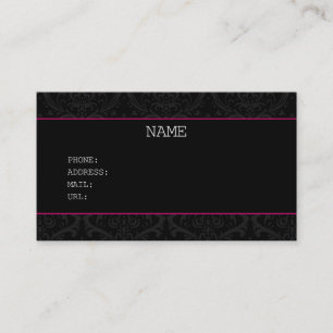 BLACK BUSINESSCARD 名刺