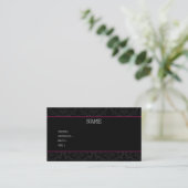 BLACK BUSINESSCARD 名刺 (スタンド正面)