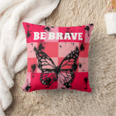 Black butterfly Sweet Modern candy abstract art クッション (ブランケット)