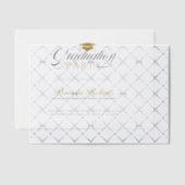 Black Calligraphy Custom Photo ベラム紙招待状 (オフセット (招待状))