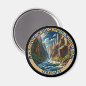 Black Canyon of the Gunnison National Park マグネット (正面/裏面)