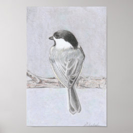 Black-Capped Chickadee Poster ポスター