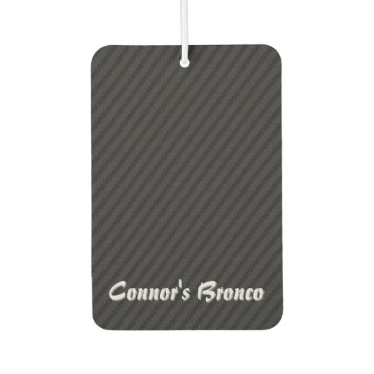 Black Carbon Fiber Style  カーエアーフレッシュナー (正面)