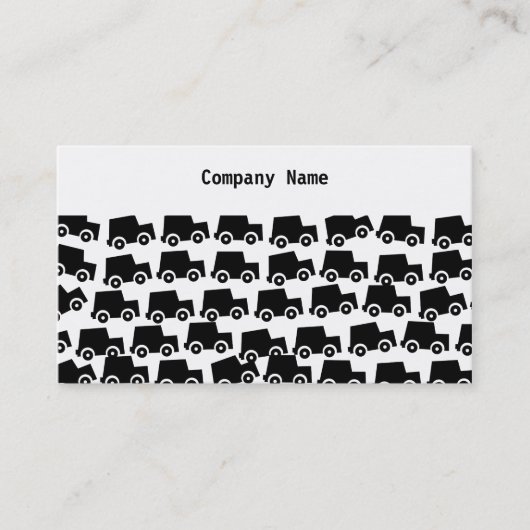 black Cars、Company会社名 名刺 (正面)