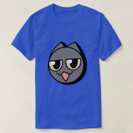 Black Cartoon Cat Tシャツ