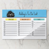 Black Catおもしろい To Doリストの整理カスタマイズ元 ペーパーパッド (折り畳み)