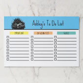 Black Catおもしろい To Doリストの整理カスタマイズ元 ペーパーパッド (正面)