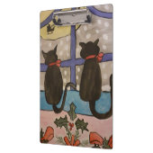 Black Catクリスマスクリップボード クリップボード (左)