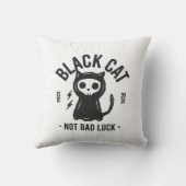 Black cat クッション (裏面)