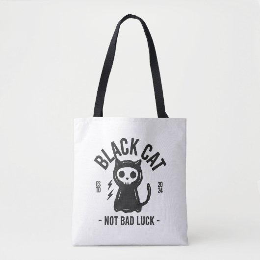 Black cat トートバッグ (正面)