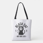 Black cat トートバッグ (裏面)