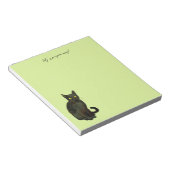 Black cat  ノートパッド (アングル)