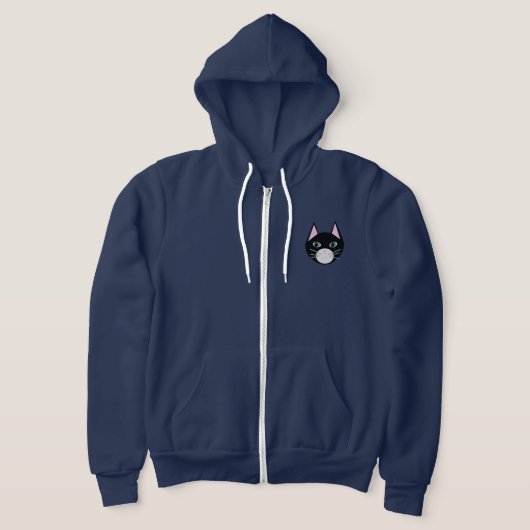 Black Cat パーカ (レイダウン)