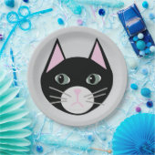Black cat ペーパープレート (パーティー)