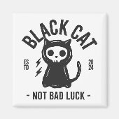 Black cat マグネット (正面)