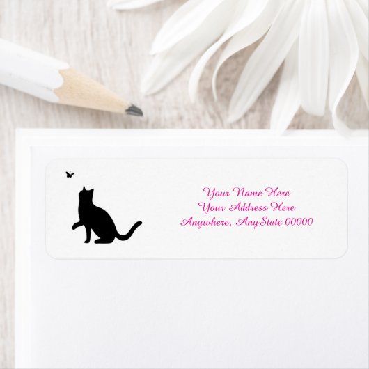 Black Cat Address Labels ラベル (インサイチュ)
