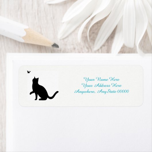 Black Cat Address Labels ラベル (インサイチュ)