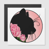 Black cat and roses (正面/裏面)