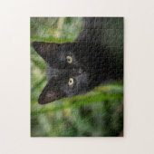 Black Cat Animal Jigsaw Puzzle ジグソーパズル (縦)
