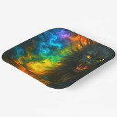 Black Cat Art ペーパープレート (傾斜あり)