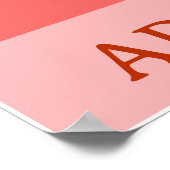 Black Cat Art Deco ポスター (角)