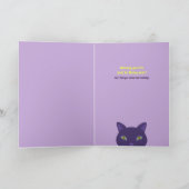 Black Cat Birthday Fortune カード (内部)