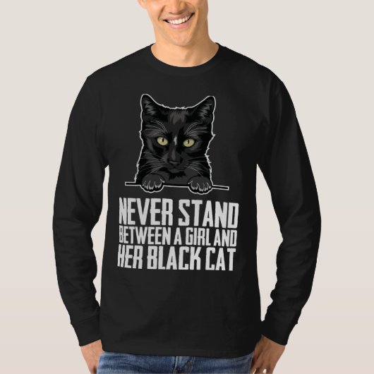 Black cat  Black cats  Black kitten Tシャツ (正面)