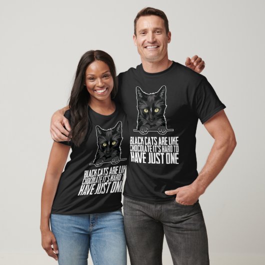 Black cat  Black cats  Black kitten Tシャツ (ユニセックス)
