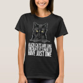 Black cat  Black cats  Black kitten Tシャツ (正面)